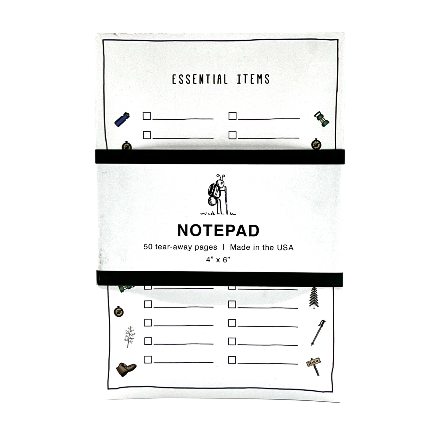Sherpa Ant Essential Items Notepad