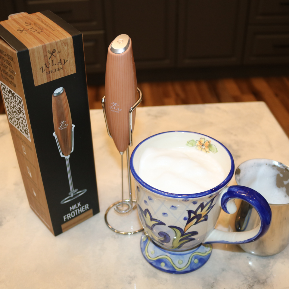 The Zulay Kitchen Milk Boss Milk Frother! 